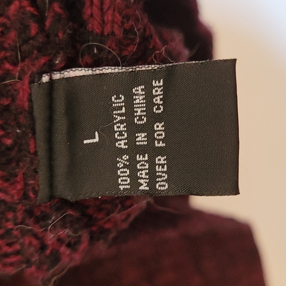 Ab Studio Women's Maroon Sweater | Size Large - Picture 3 of 4